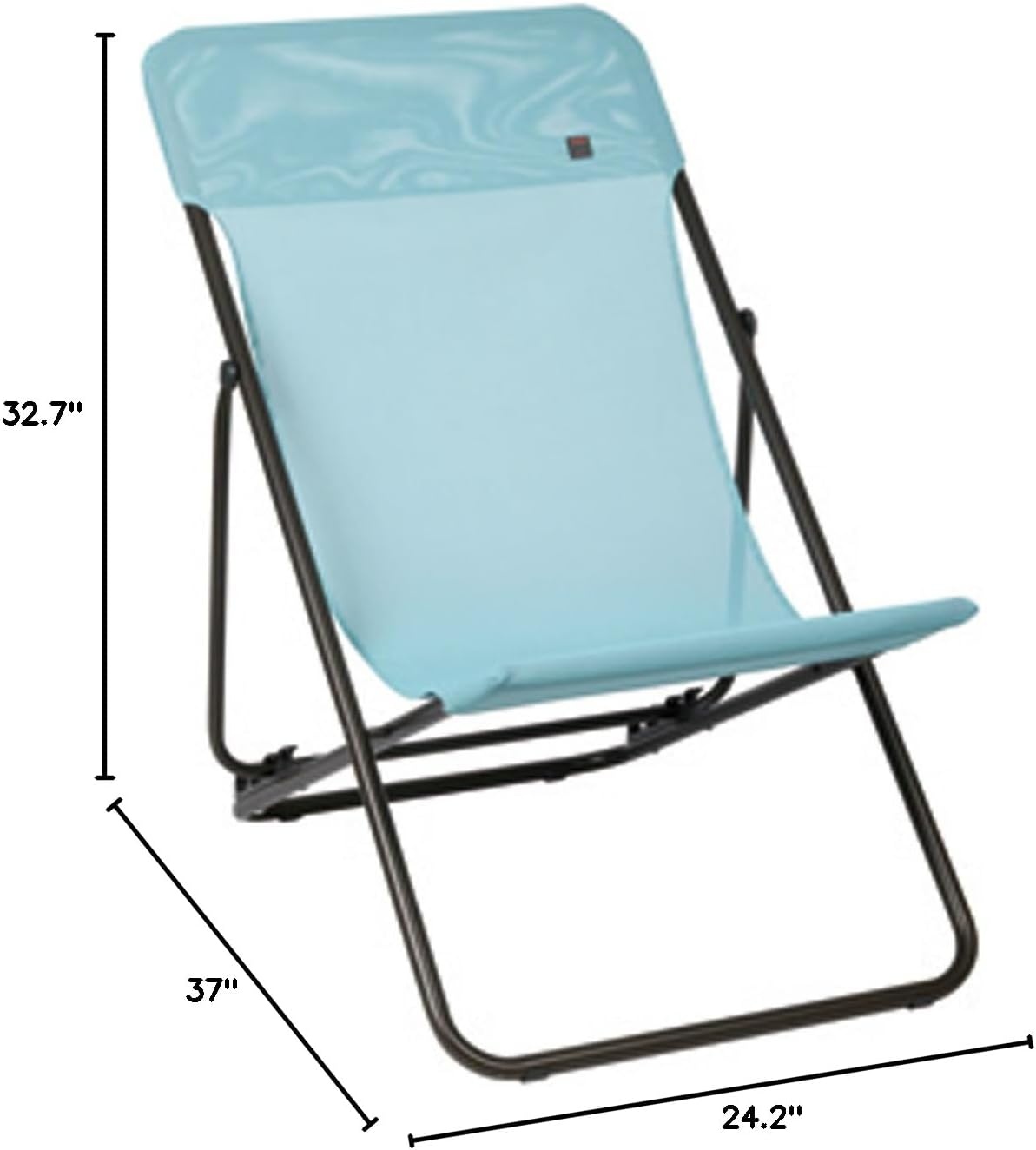 Lafuma Maxi Transat Deck Chair, Papageno(Blue Arctic)