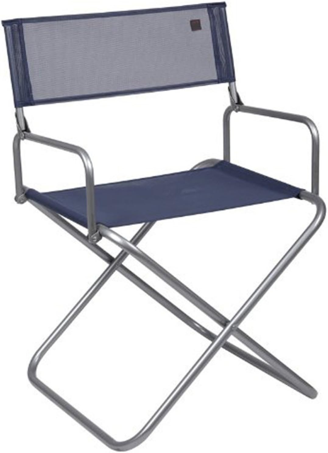 Lafuma Fgx XL Folding Director’s Chair – Alu Brut Aluminum Frame with Emeraude Batyline Fabric – Set of 4