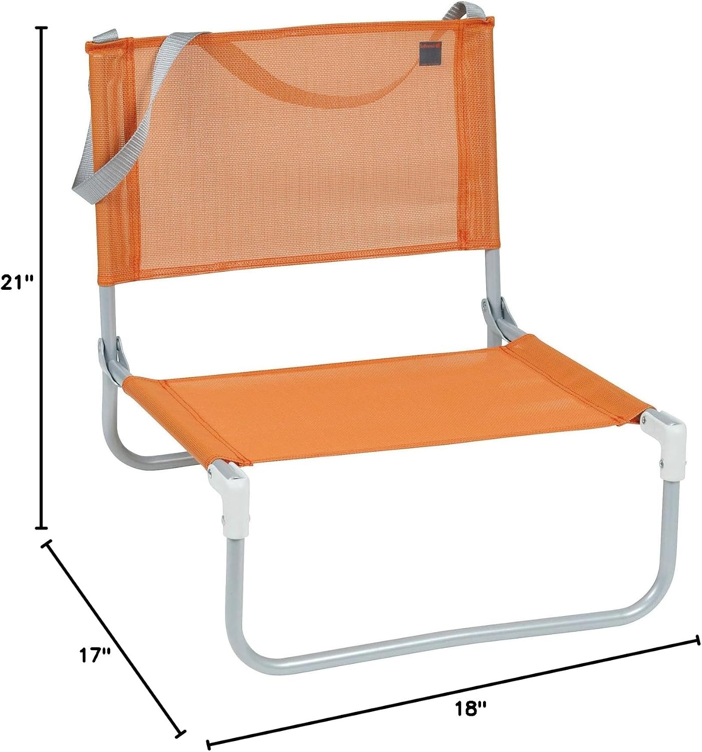 Lafuma CB Mesh Beach Chair, Mandarine