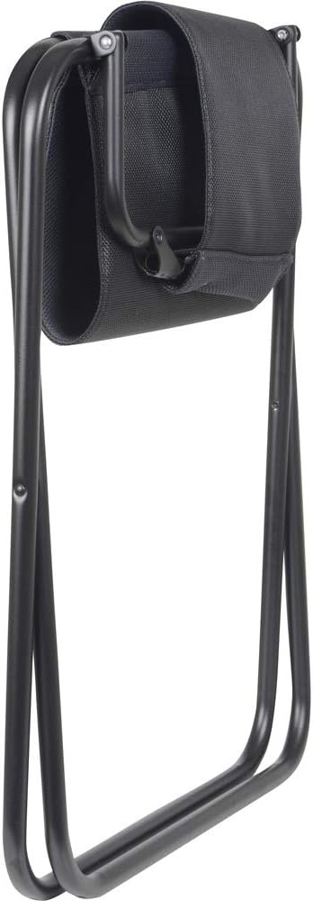 Lafuma LFM2586-6135 FGX XL Folding Director’s Chair – Black Frame with New Acier Air Shell Fabric