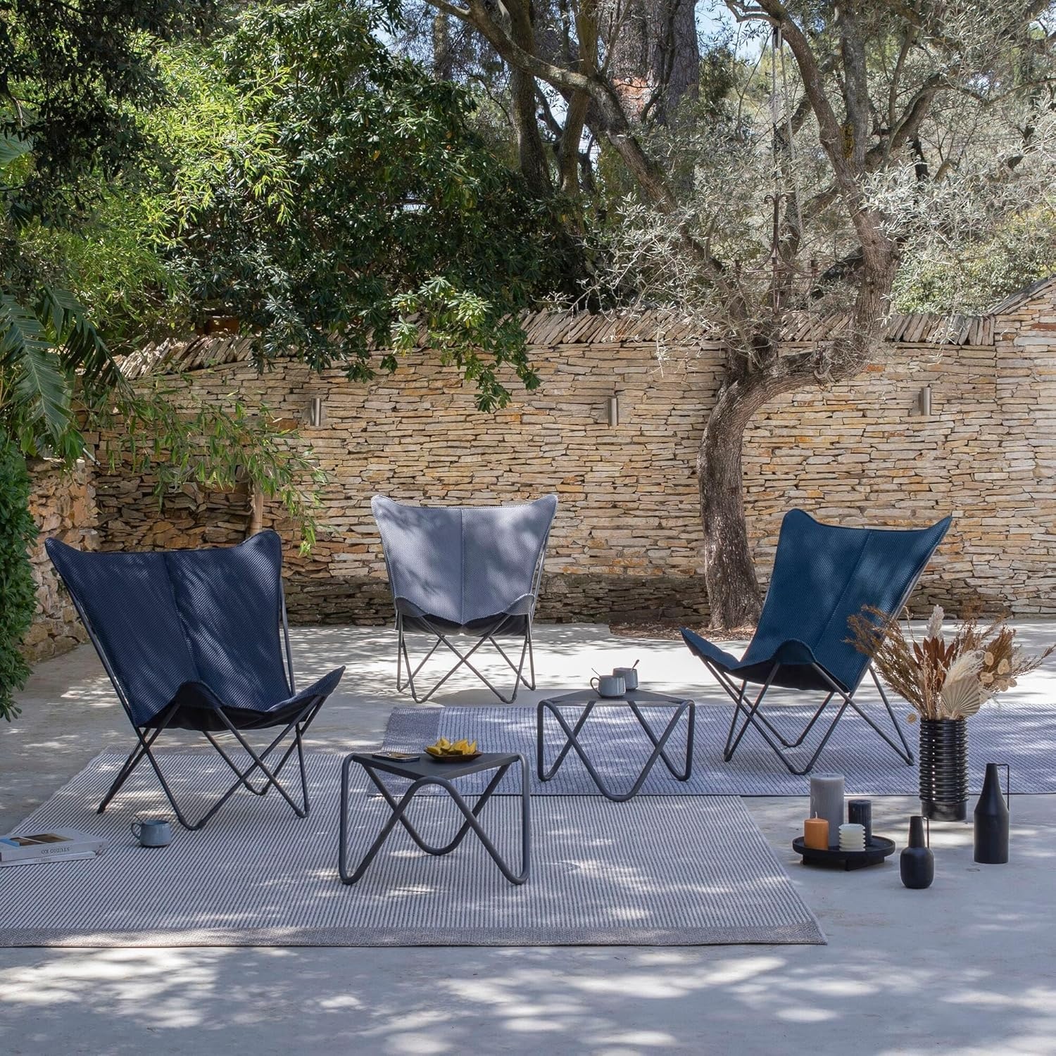 Lafuma LFM1949-7237 Vogue Low Table, Stone(Aluminum)