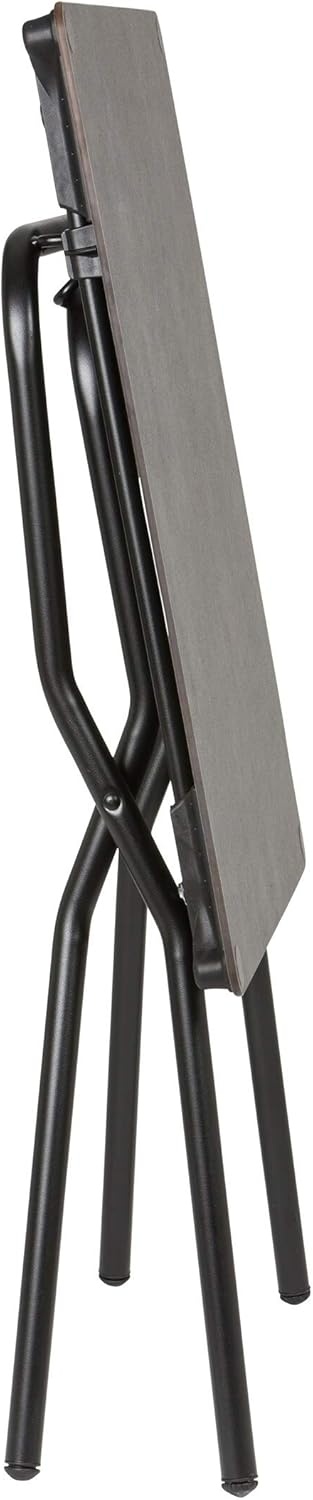 Lafuma Anytime Folding Table – Waterproof Square Outdoor Folding Table – Volcanic Finish Table Top